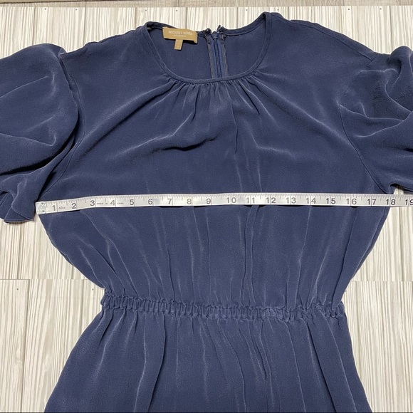 Michael Kors Collection 100% silk navy dress - Picture 8 of 11